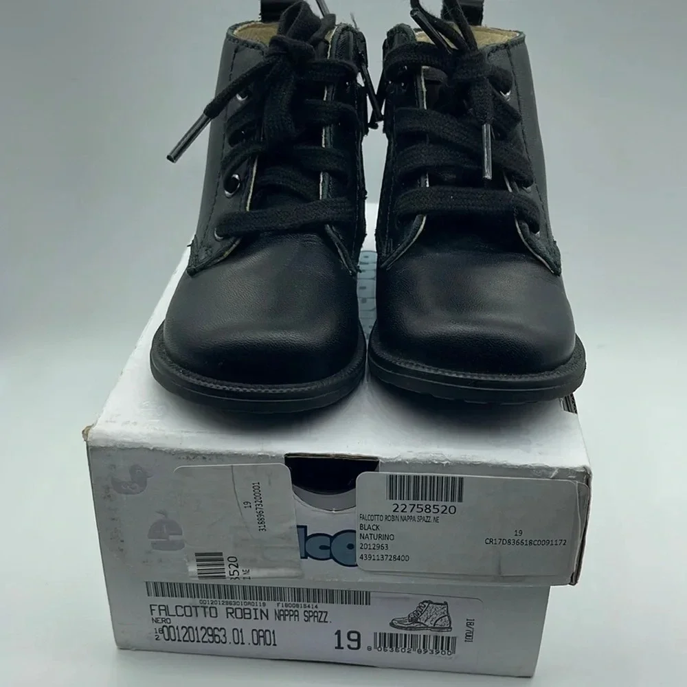 NATURINO/FALCOTTO Robin Leather Ankle Boot, NIB